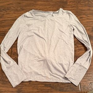 Gap Fit Women's Gray Long Sleeve Top